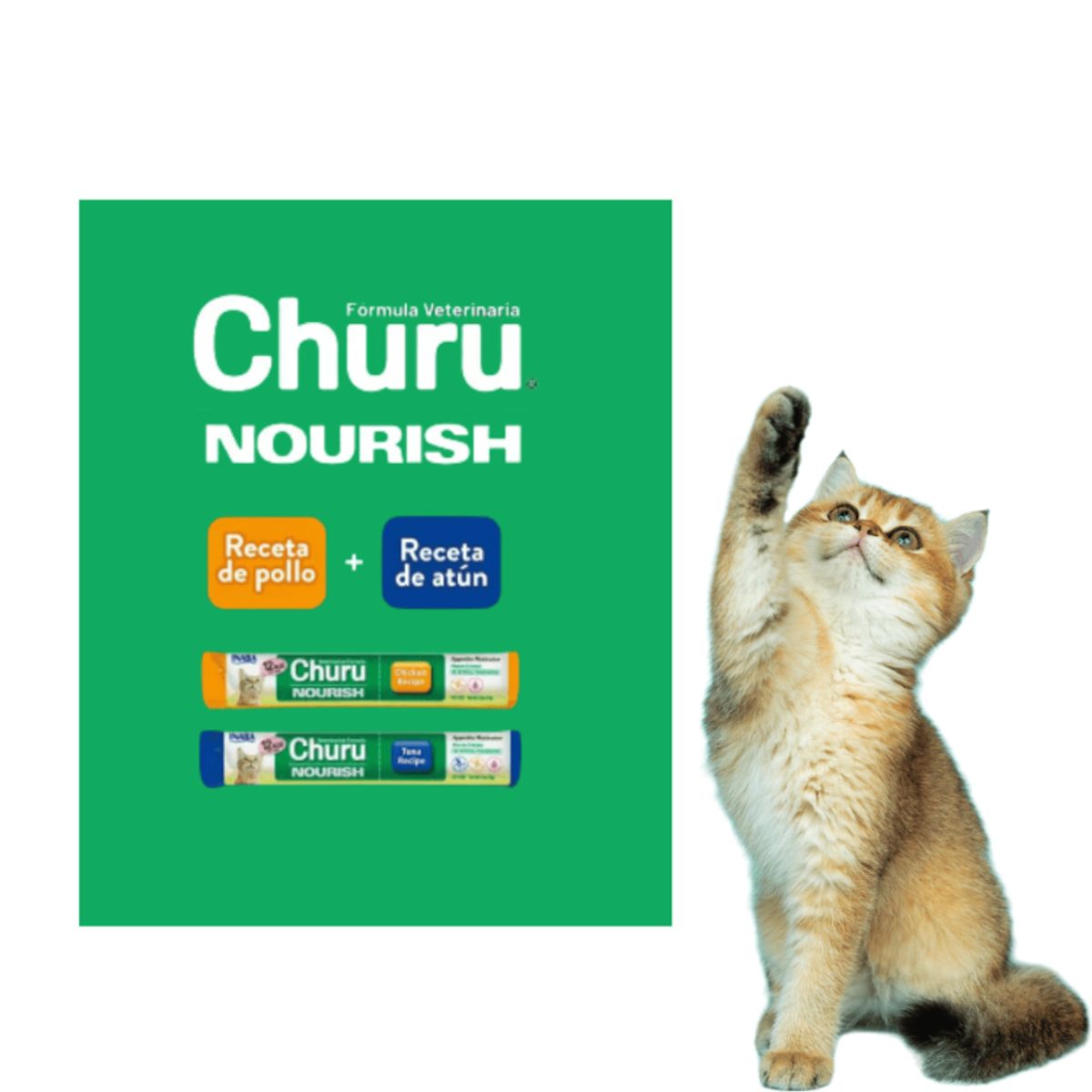 CHURU - CHURU VET NOURISH - ATUN POLLO 50 sachets