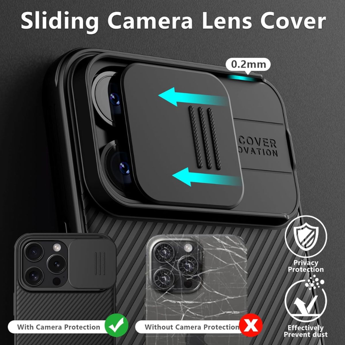NILLKIN - CASE NILLKIN CAMSHIELD MAG IPHONE 16 PRO