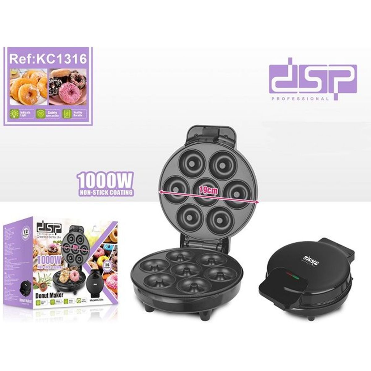 Dsp - MÁQUINA PARA HACER DONUTS DSP KC1316