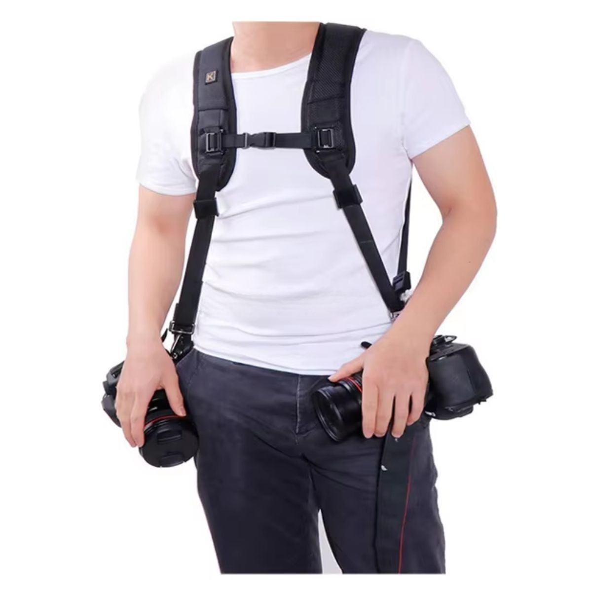 GENERICO - CORREA DE DOBLE CÁMARA LIBERACIÓN RÁPIDA DOUBLE STRAP