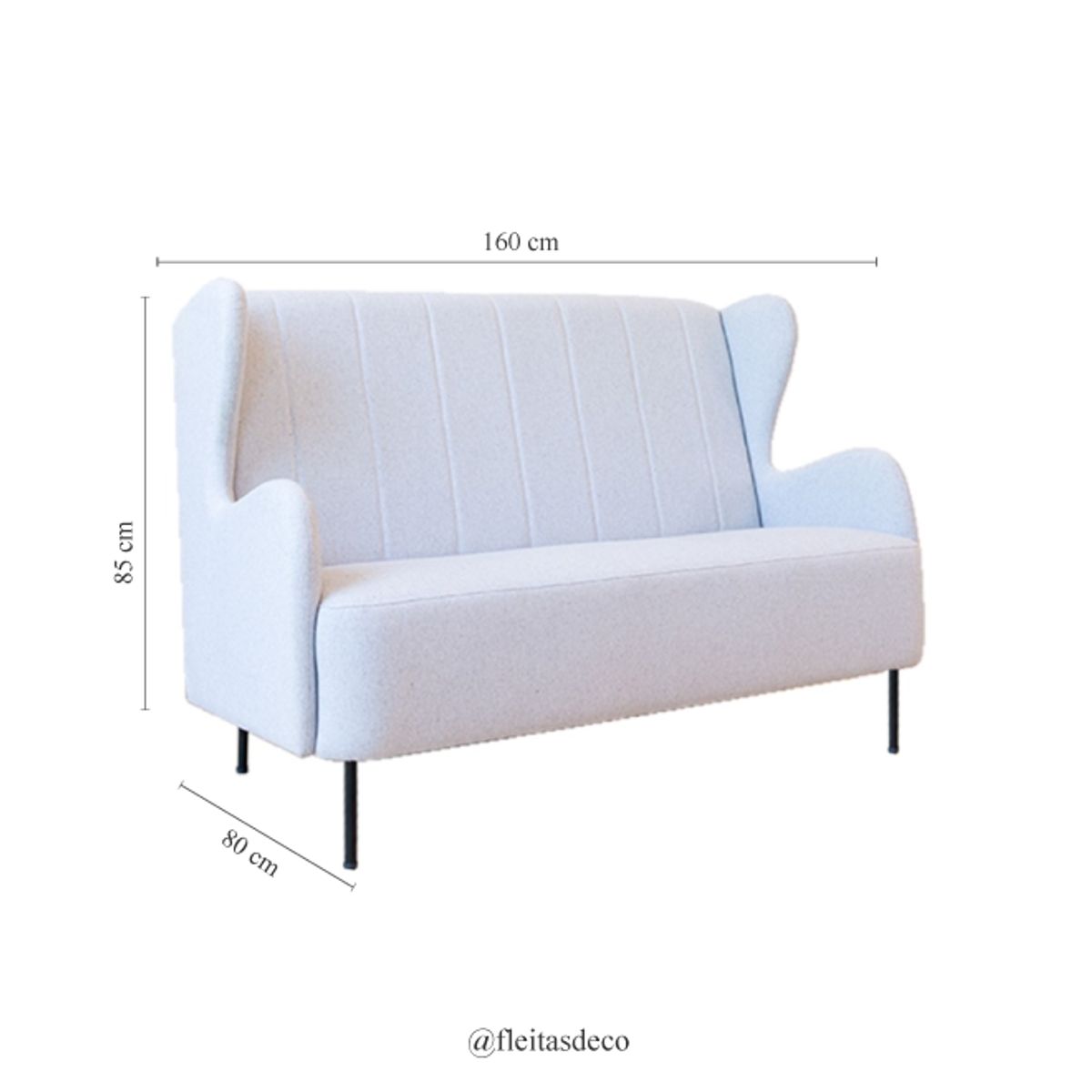 GENERICO - SOFÁ COLONIAL 2 CUERPOS