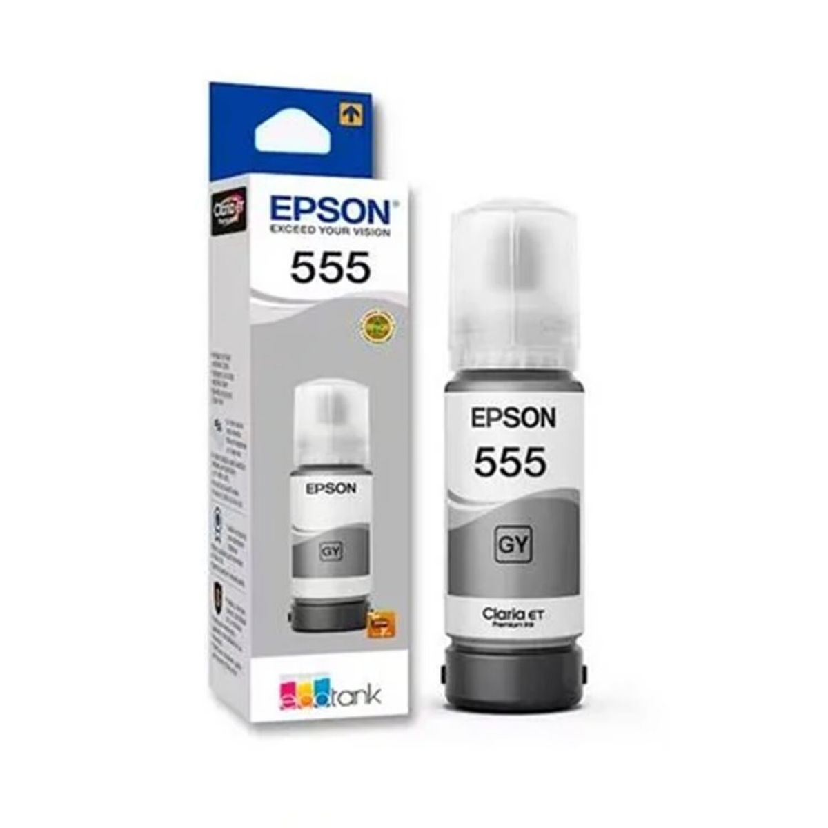 EPSON - TINTA EPSON T555 GRIS