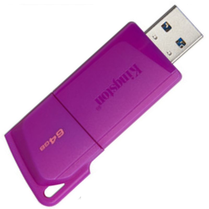KINGSTON - MEMORIA USB 3.2 NEON PURPLE 64GB KINGSTON DTXM ORIGINAL