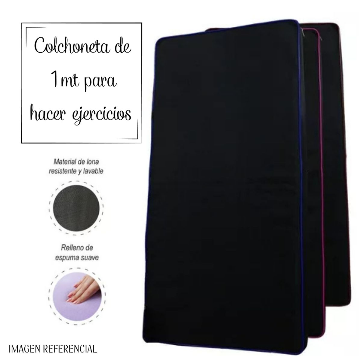 GENERICO - Colchoneta Para Hacer Ejercicios de 1 mt