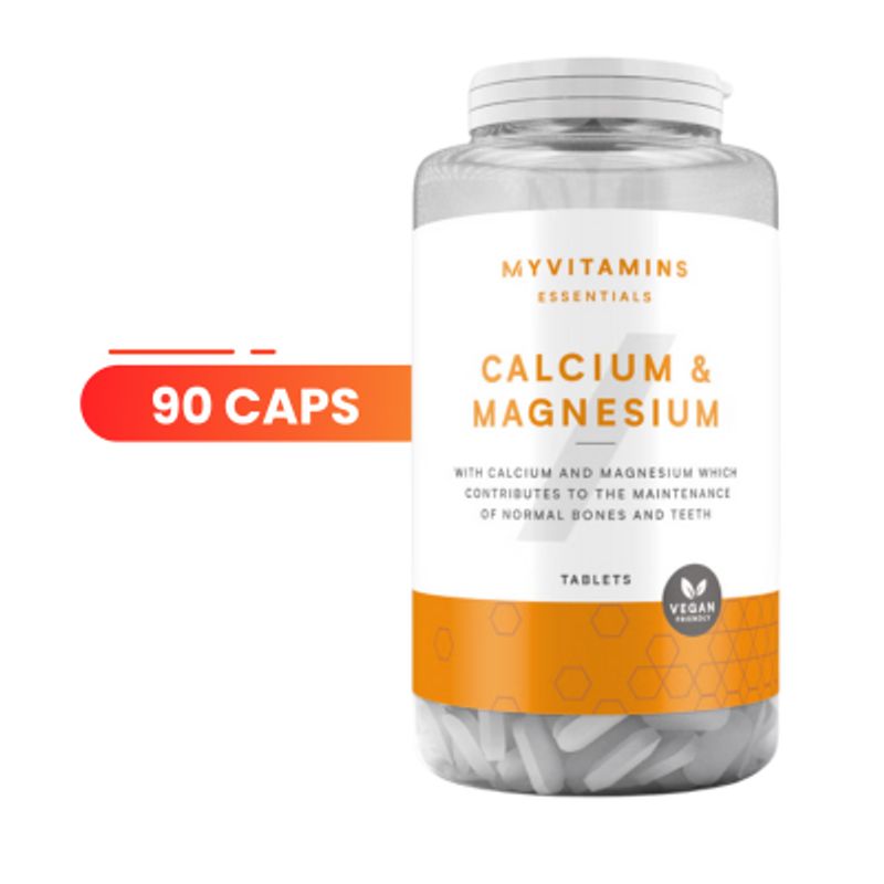 MYPROTEIN - CALCIO & MAGNESIO - MYPROTEIN - VITAMINAS  - 90 TABLETAS