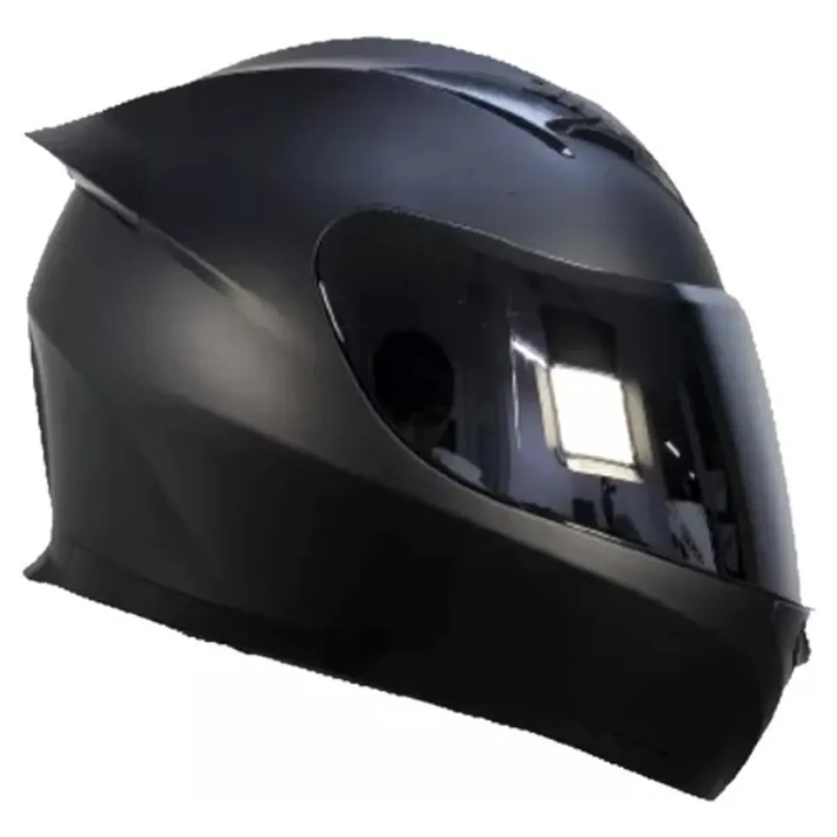 GENERICO - CASCO MOTO CES CERTIFICADO DOBLE VISOR MATE - TALLA S