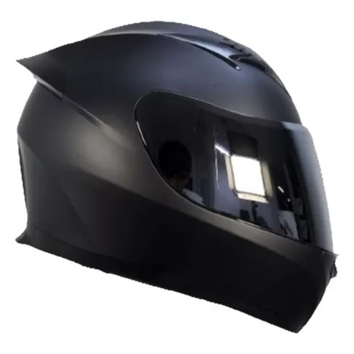 GENERICO - CASCO MOTO CES CERTIFICADO DOBLE VISOR MATE - TALLA S