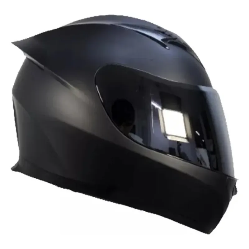 GENERICO - CASCO MOTO CES CERTIFICADO DOBLE VISOR MATE - TALLA S