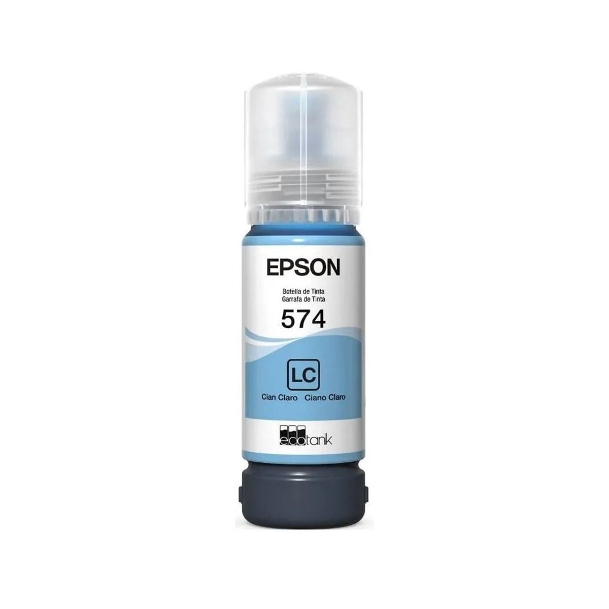 EPSON - Botella de Tinta Epson CIAN CLARO T574 L18050 L8050 70ML
