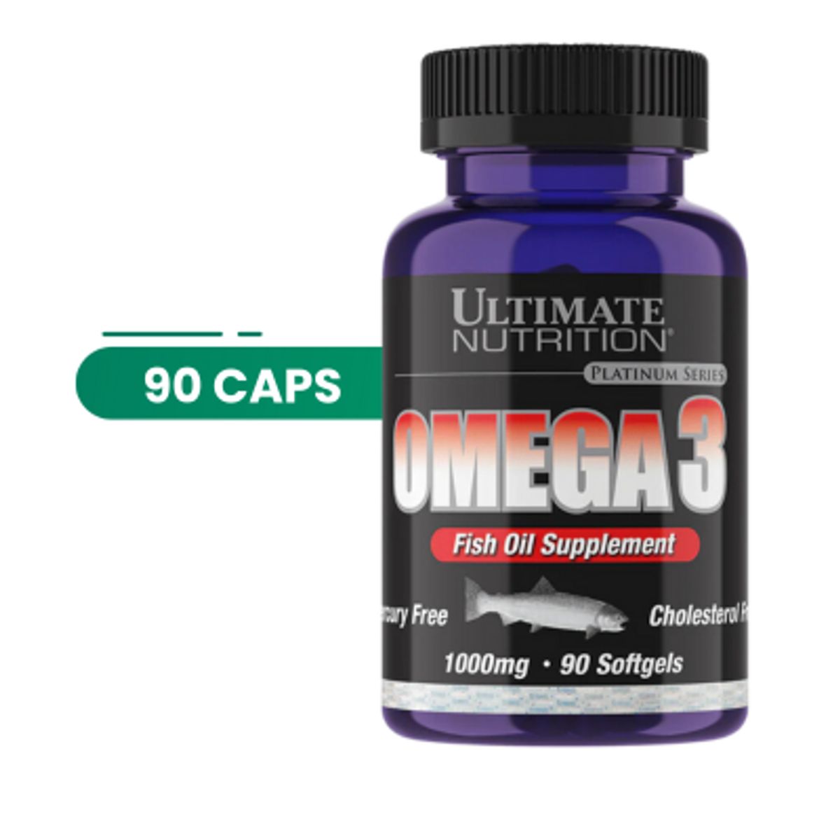 ULTIMATE NUTRITION - OMEGA 3 FISH OIL - ULTIMATE NUTRITION - 90 CAPSULAS