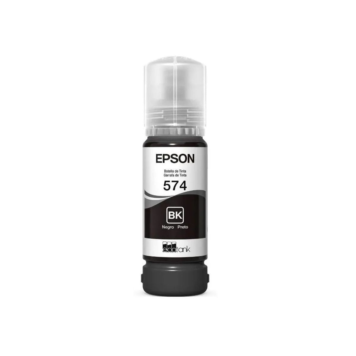 EPSON - Botella de Tinta Epson NEGRO T574 L18050 L8050 70ML