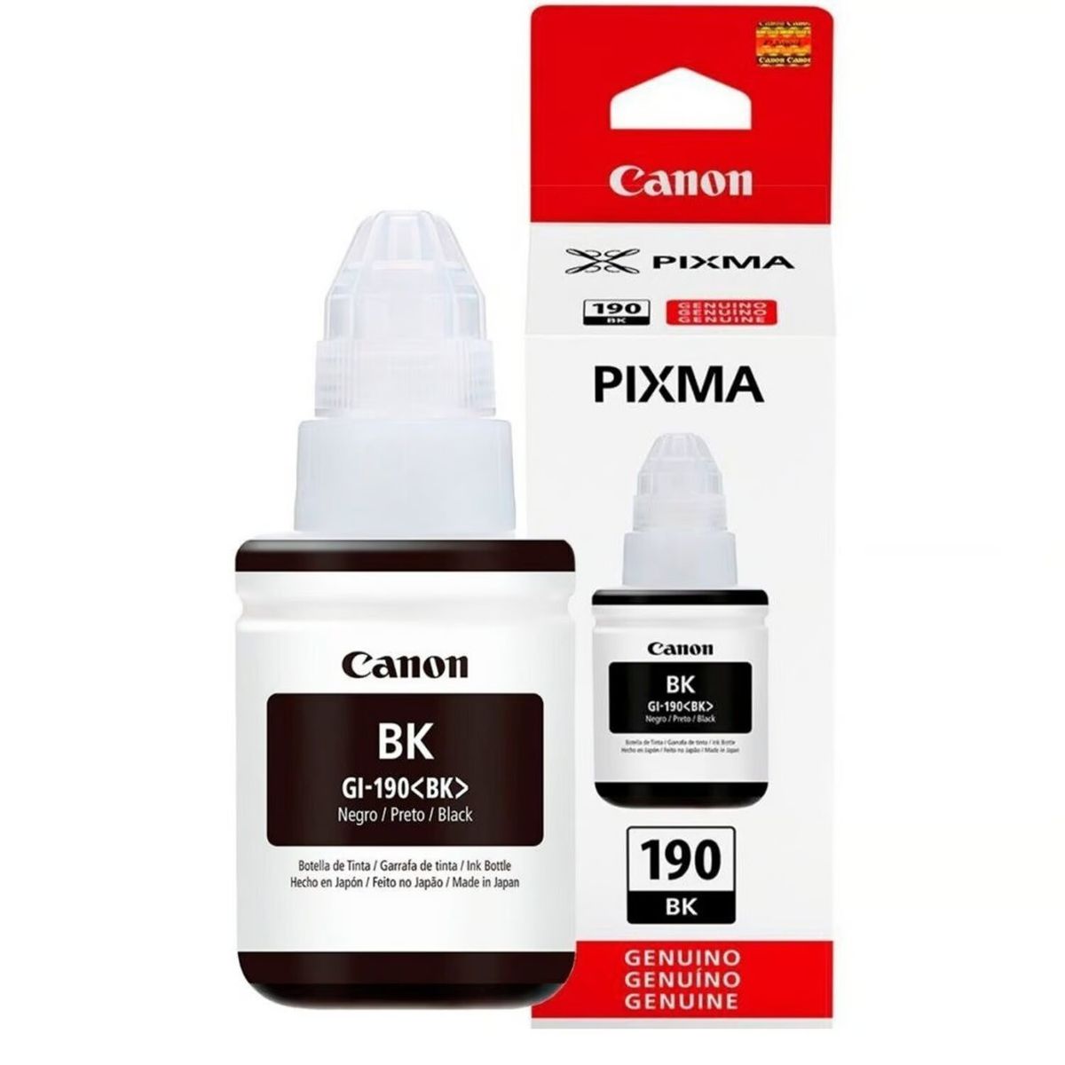CANON - BOTELLA DE TINTA NEGRO CANON GI-190BK