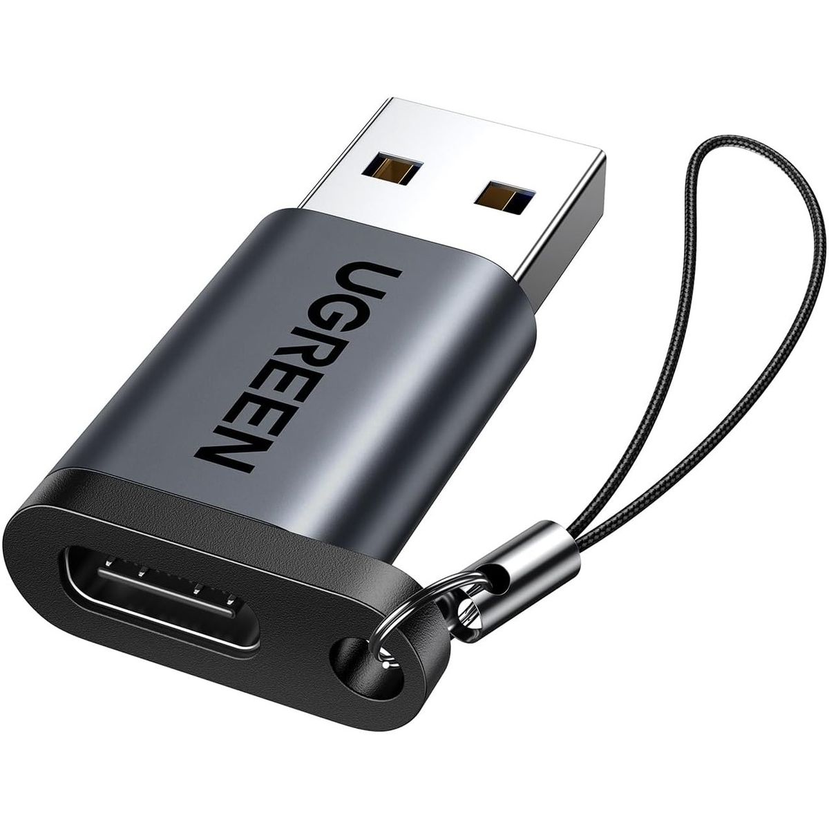 UGREEN - Adaptador USB-C a USB-A 3.1 Ugreen 3A US276 Negro - 35000