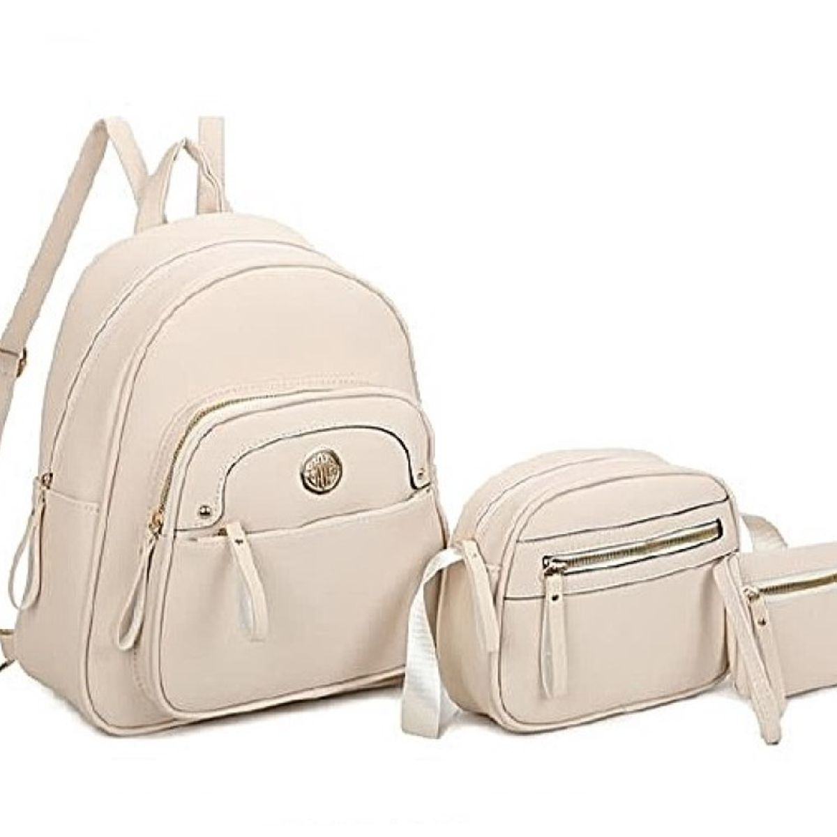 GENERICO - Set Mochila Morral y Billetera Biocuero - V2