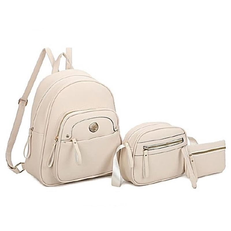 GENERICO - Set Mochila Morral y Billetera Biocuero - V2