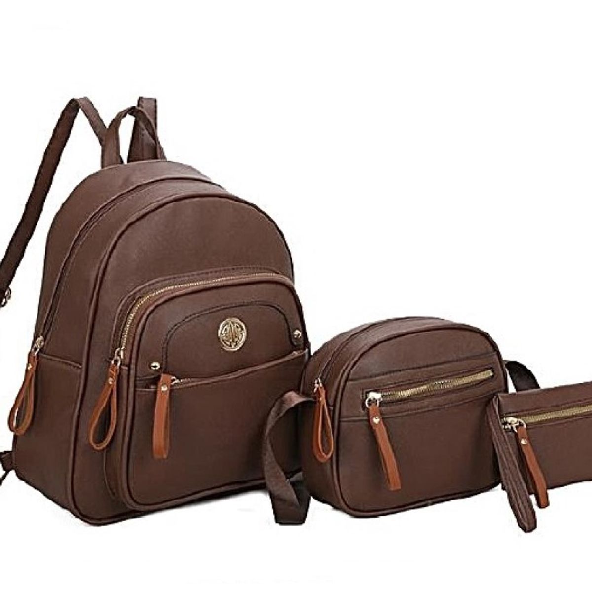 GENERICO - Set Mochila Morral y Billetera Biocuero - V2