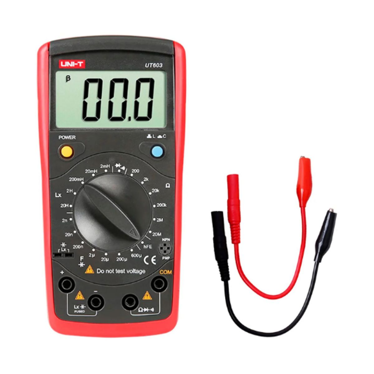 UNI T - Multímetro D LCR Medidor de Capacitancia Inductancia y Resistencia