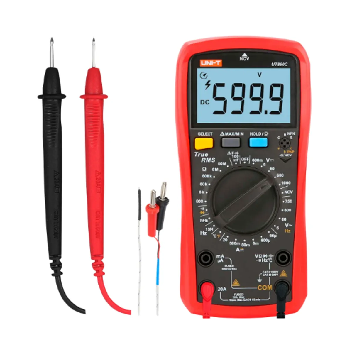 UNI T - Multímetro Digital UT890C UNI-T