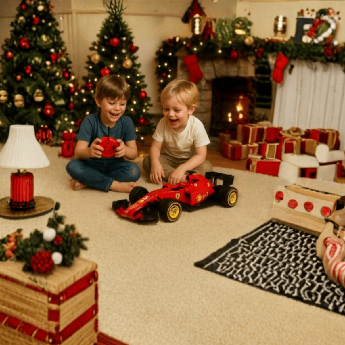 GENERICO - CARRO DE CARRERA MODELO FERRARI