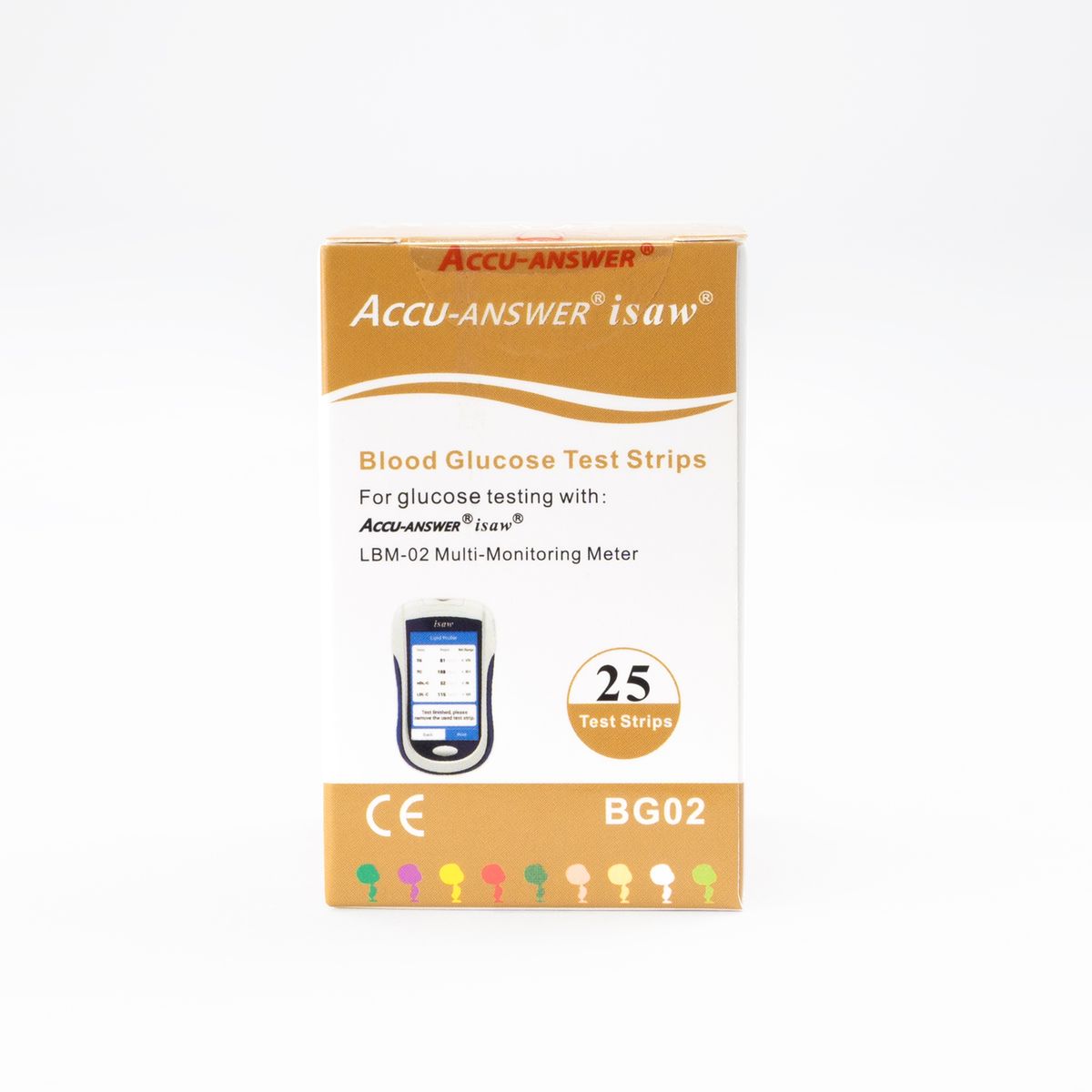 GENERICO - Tira Reactiva para Glucosa en Sangre para Equipo 9 en 1 REDDYZ PRO