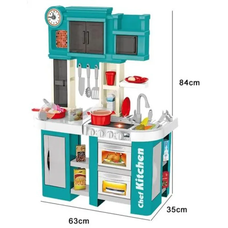 GENERICO - Cocina Para Niñas Musical 60 Pcs