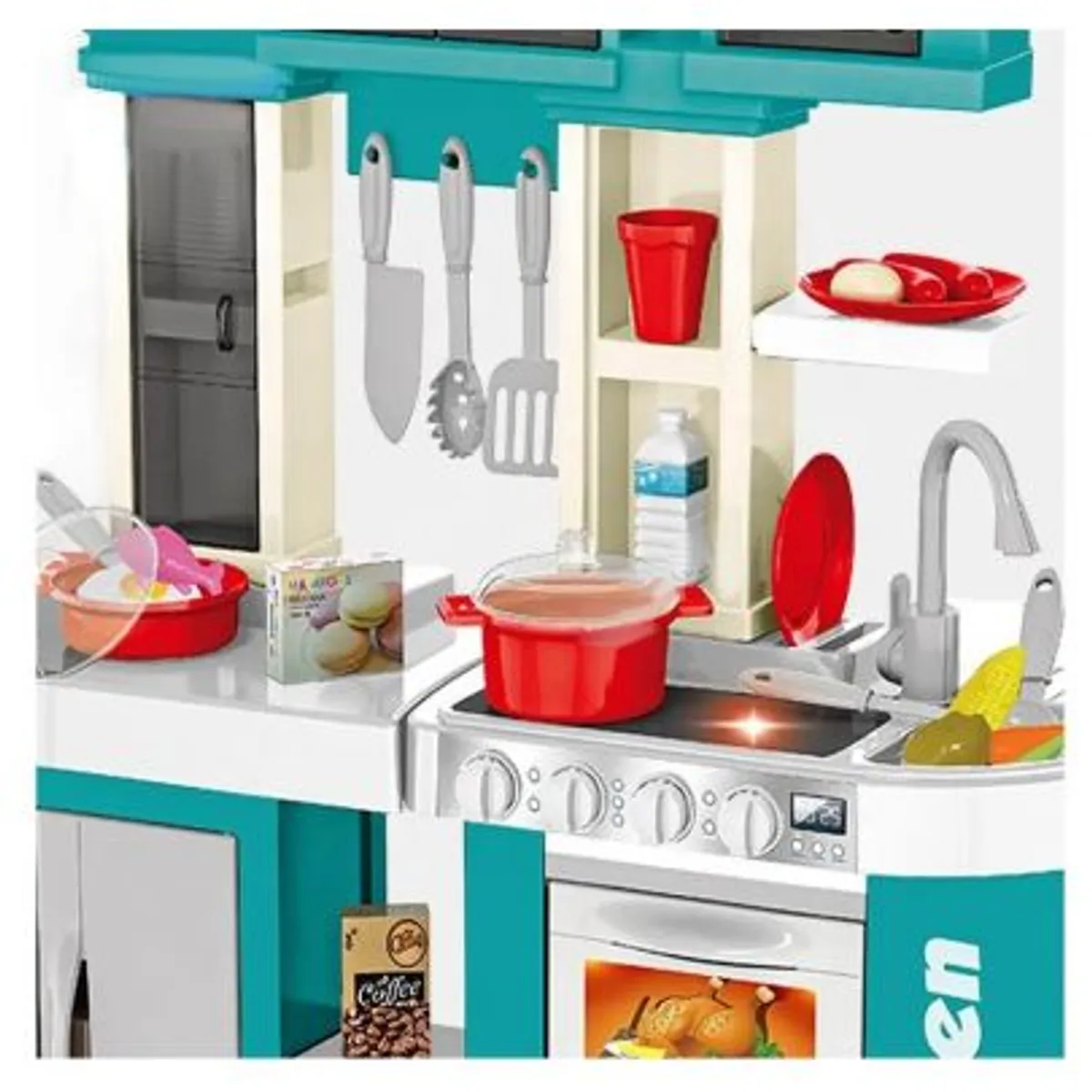 GENERICO - Cocina Para Niñas Musical 60 Pcs