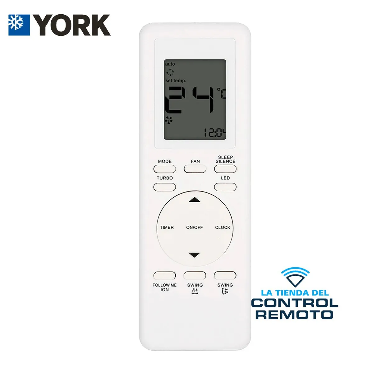 GENERICO - Control remoto RG94ABGEF para Aire Acondicionado York