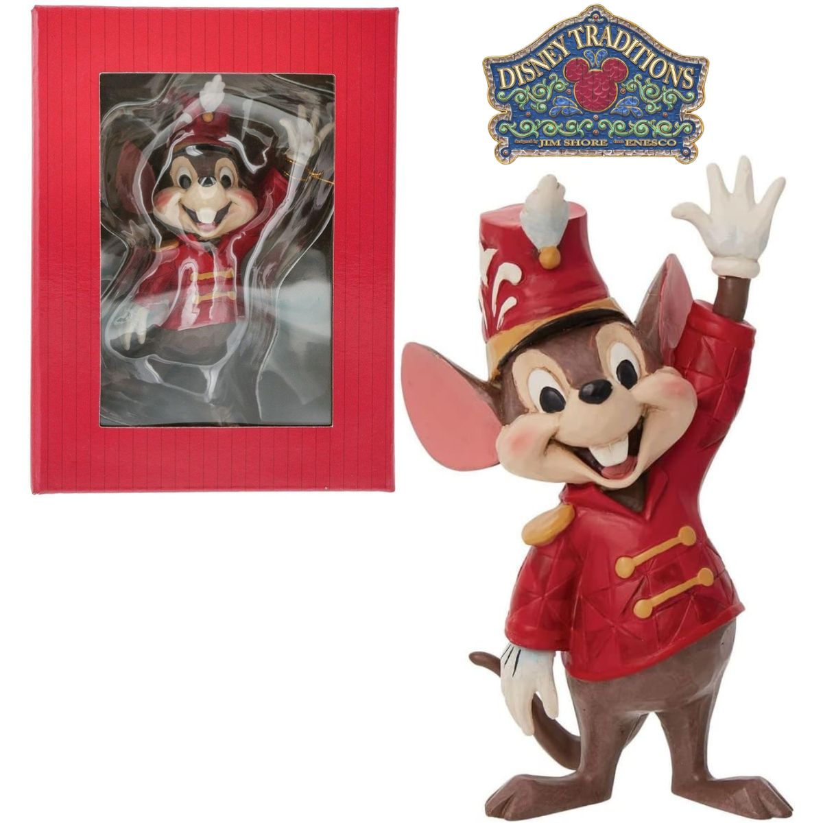 DISNEY - Figura ratón Timothy - Dumbo Disney Traditions Jim Shore