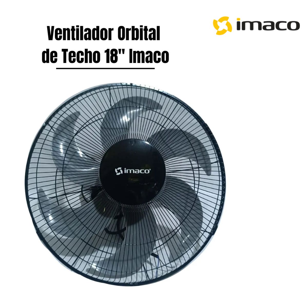 IMACO - Ventilador Orbital de Techo 18 Imaco