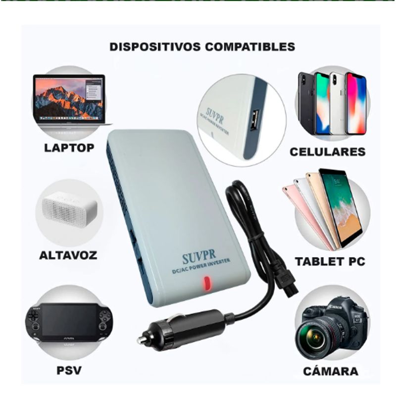 GENERICO - Inversor 12VDC220VAC 100W DY-100N SUVPR