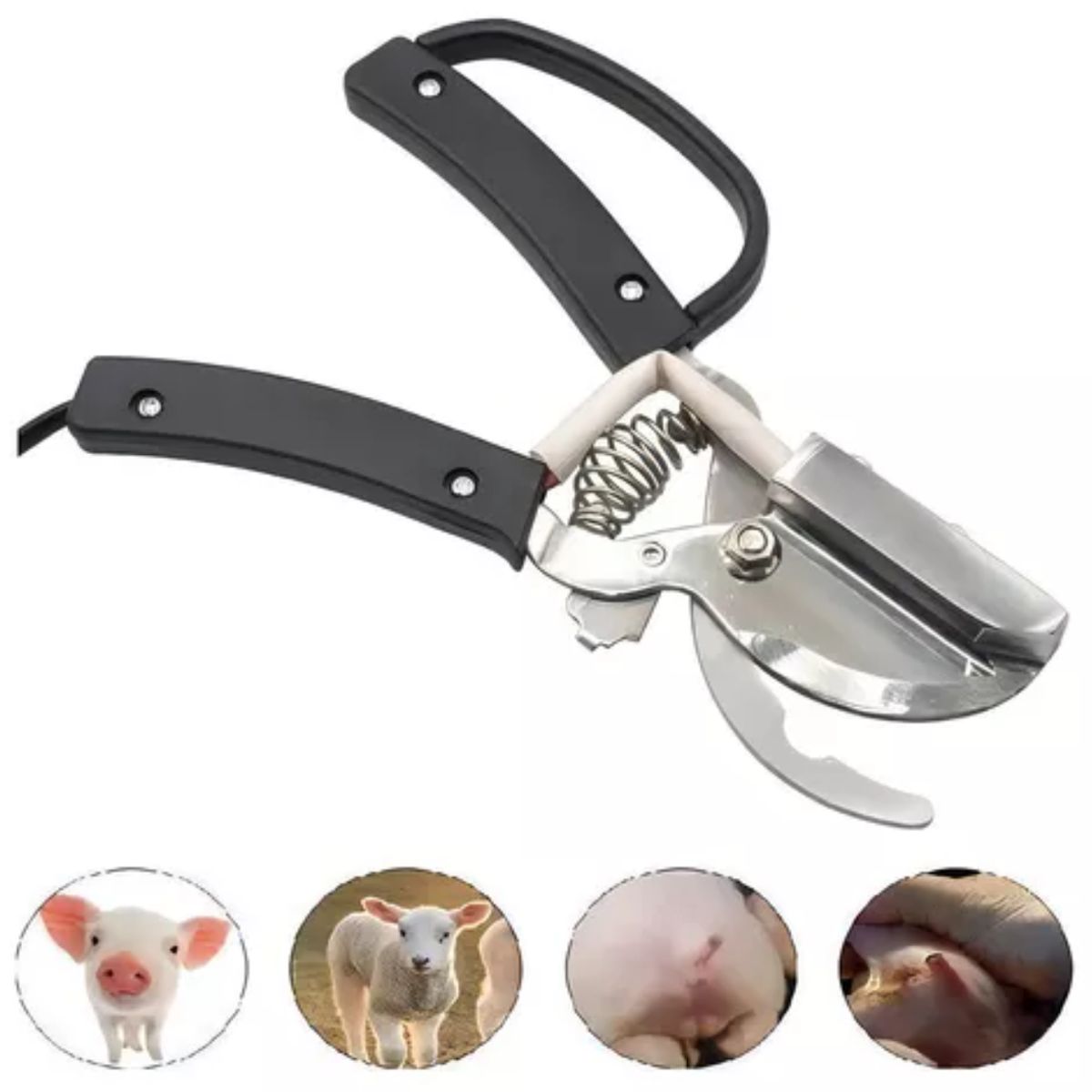 GENERICO - Tijera Eléctrica para Cola de Cerdos