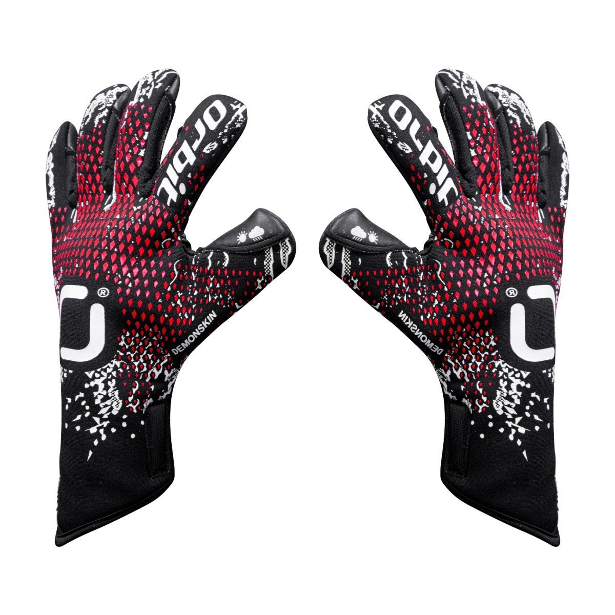 ORBIT - Guantes de Arquero Futbol Orbit Leech talla 10 rojo