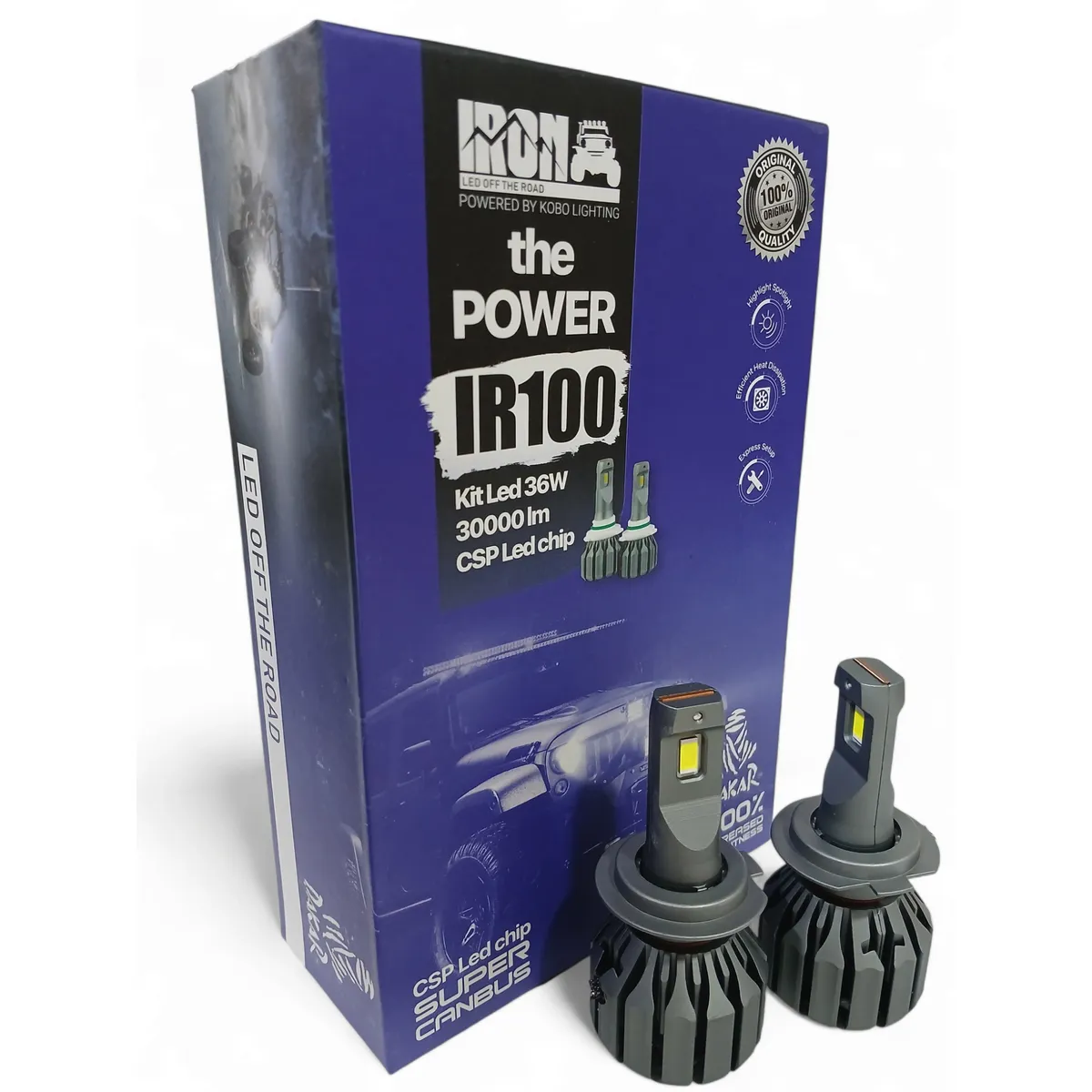 KOBO - Foco led H7 para faro auto o camioneta 12v