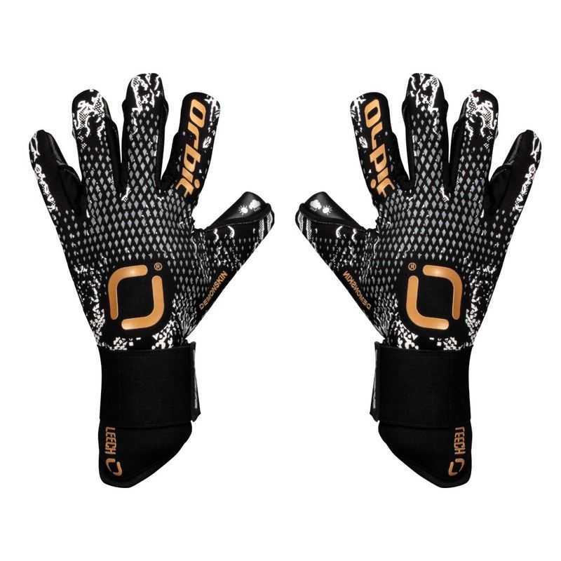 ORBIT - Guantes de Arquero Futbol Orbit Leech talla 9 negro