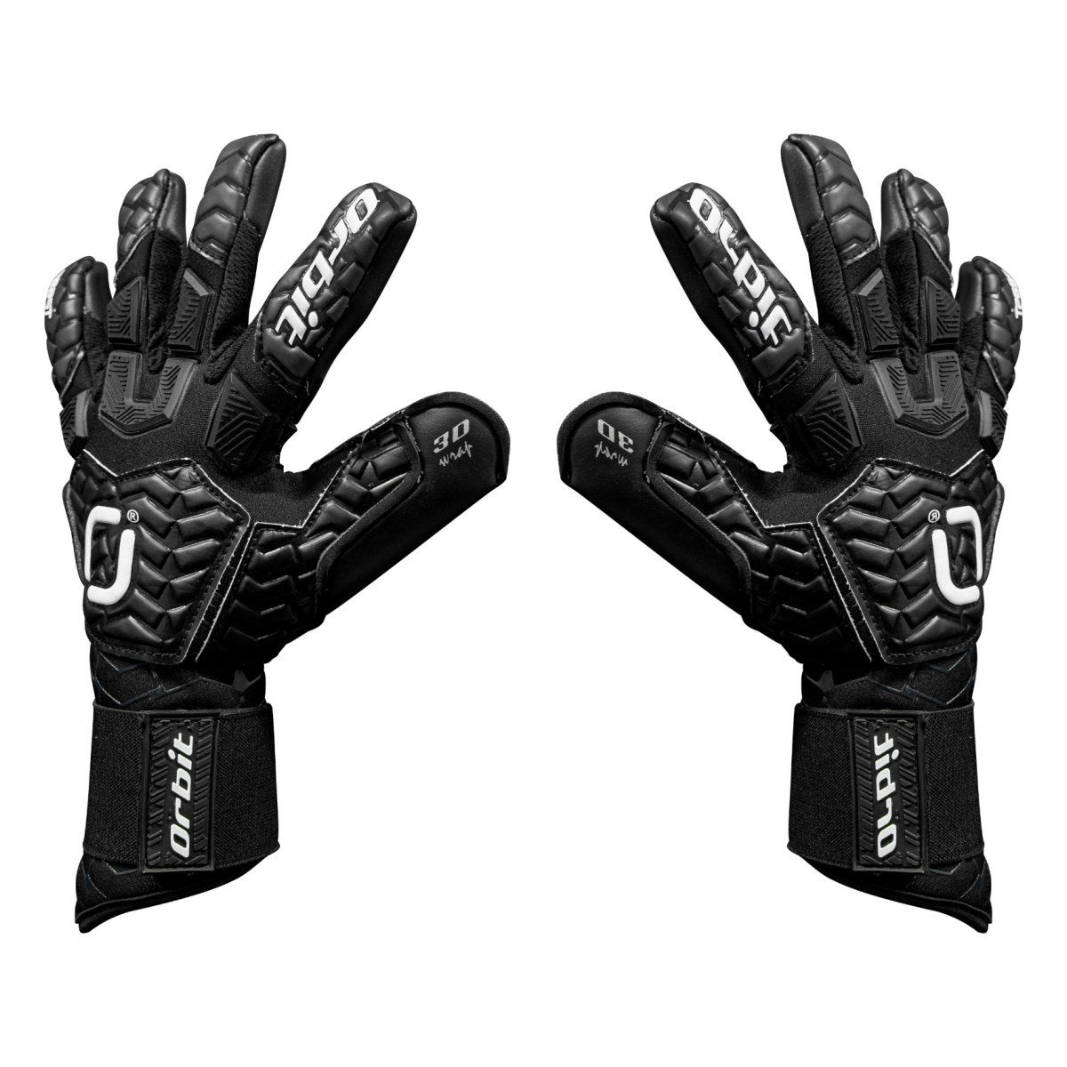 ORBIT - Guantes de Arquero Futbol Orbit Beast talla 10 negro