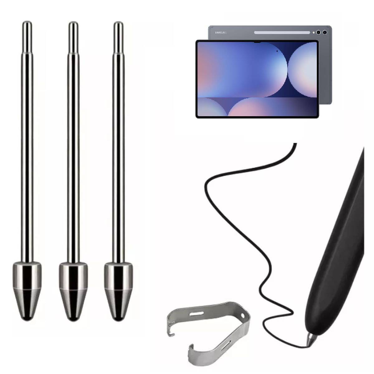 KAILI - 3 Puntas Metal Para S Pen Samsung galaxy tab s10 plus y s10 ultra