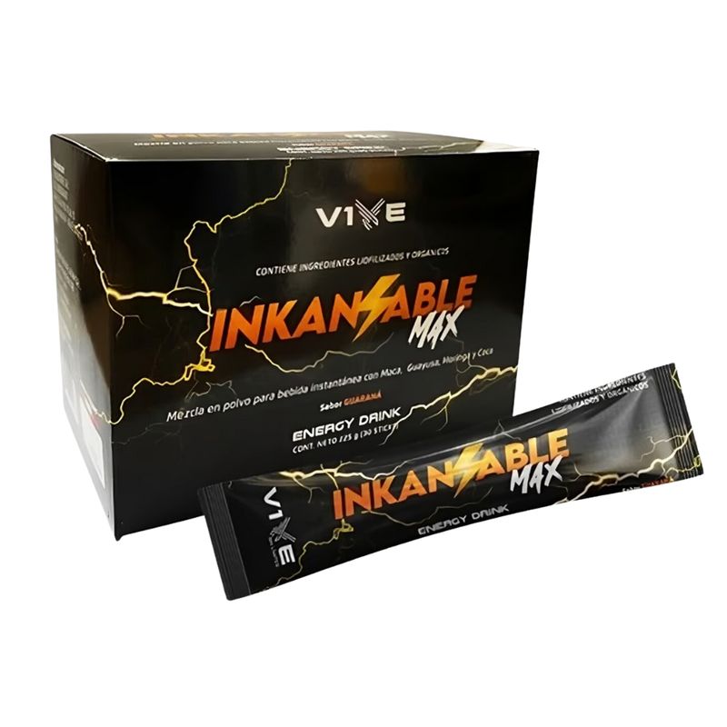 VIVE - INKANSABLE MAX  Energizante Natural de Potencia Andina