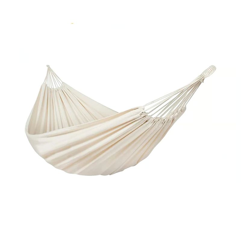 GENERICO - HAMACA DE ALGODON GRUESO BLANCO