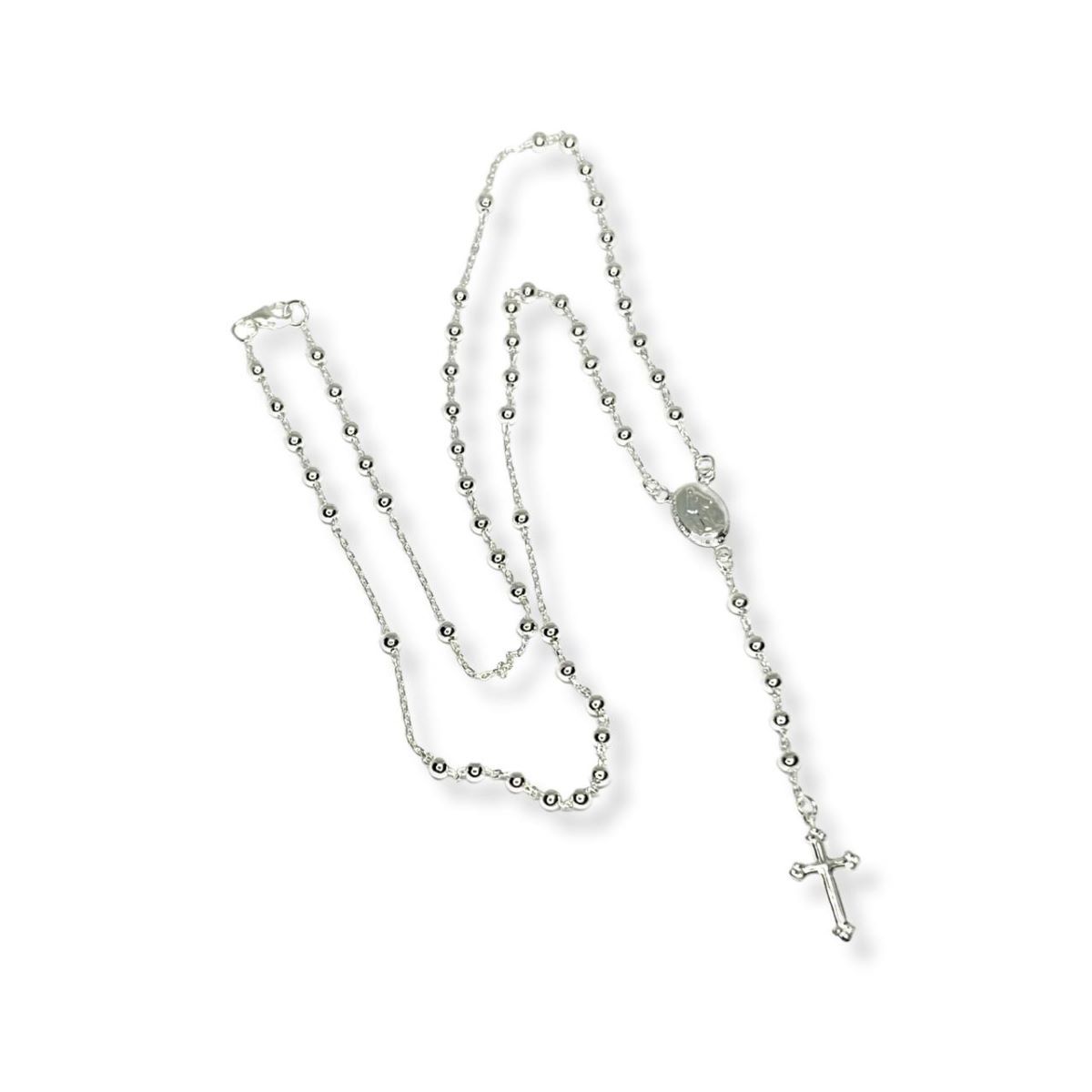 SANTORAL - Rosario Medalla Milagrosa 50cm - Plata