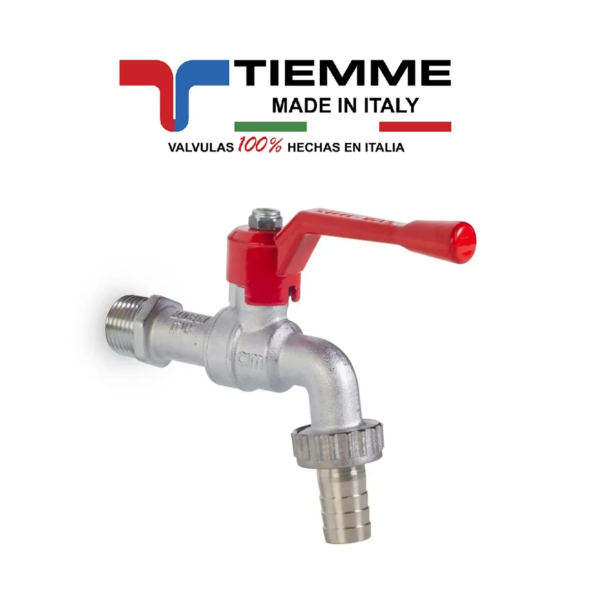 PERU IMPORTACIONES - CAÑO LLAVE DE JARDÍN 1/2"  BRONCE PESADO TIEMME (ITALIANO)