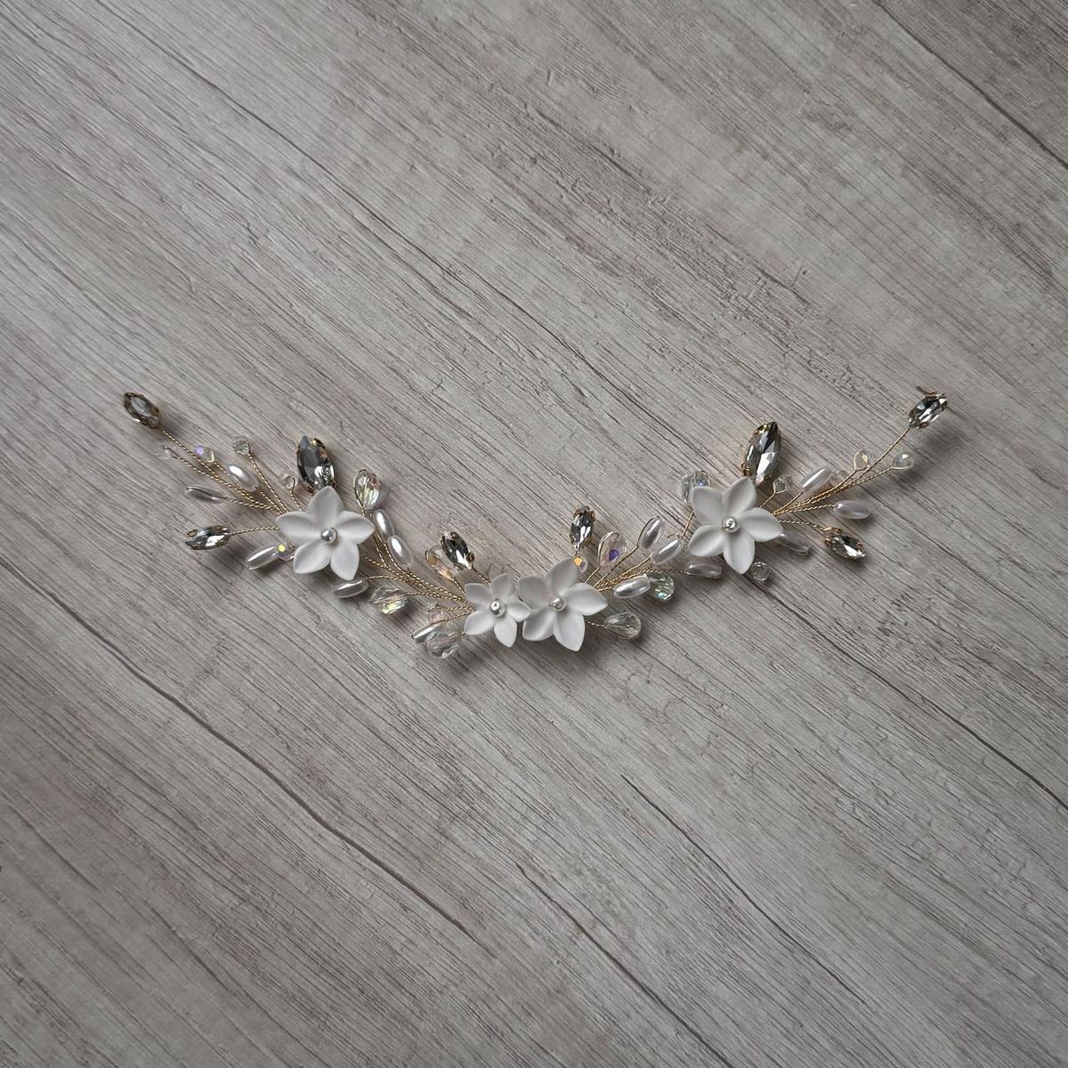 ANADE HANDMADE - TOCADO TIARA ACCESORIO CABELLO JOYAS DE NOVIA