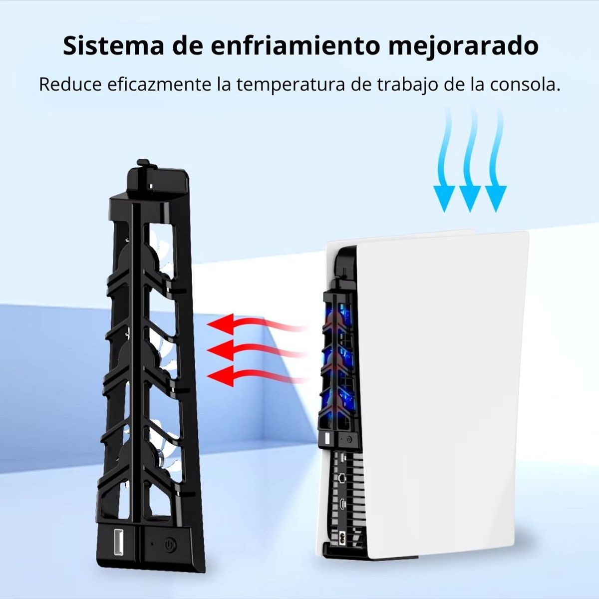 MIMD - Ventilador de Refrigeración para Consola PS5 YZC-484