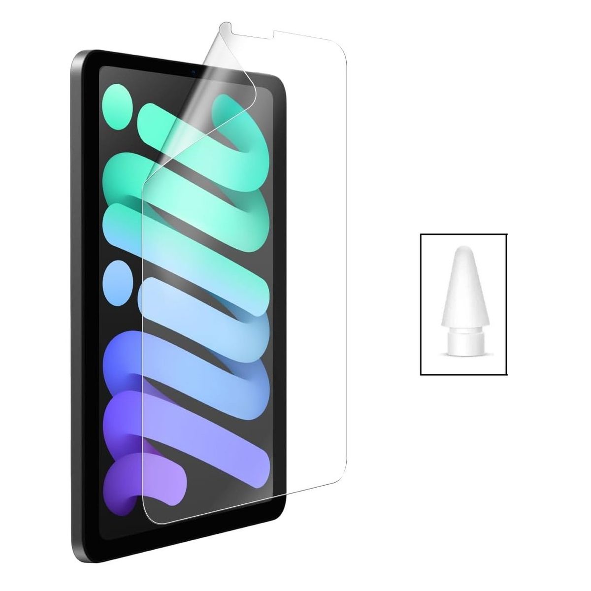 A BRAND - Mica Paperlike papel Para ipad mini 7 2024 y punta para pencil