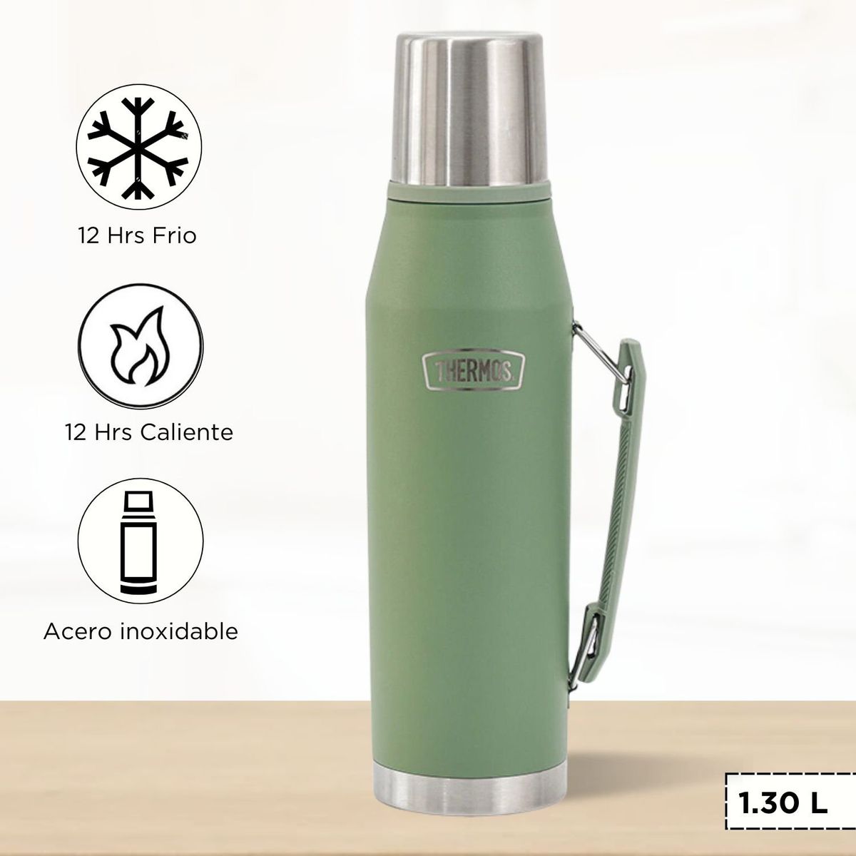 THERMOS - Termo para Bebida Outdo 1.30 L Verde