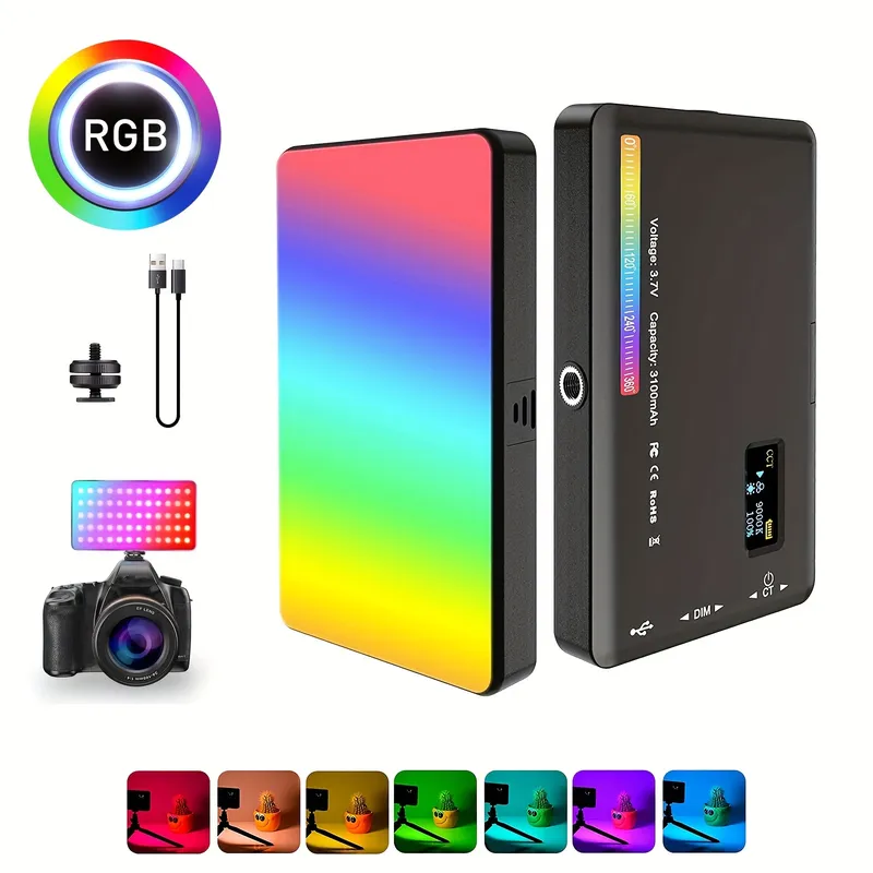 OEM - Luz LED RGB para Camara Fotografía Profesional