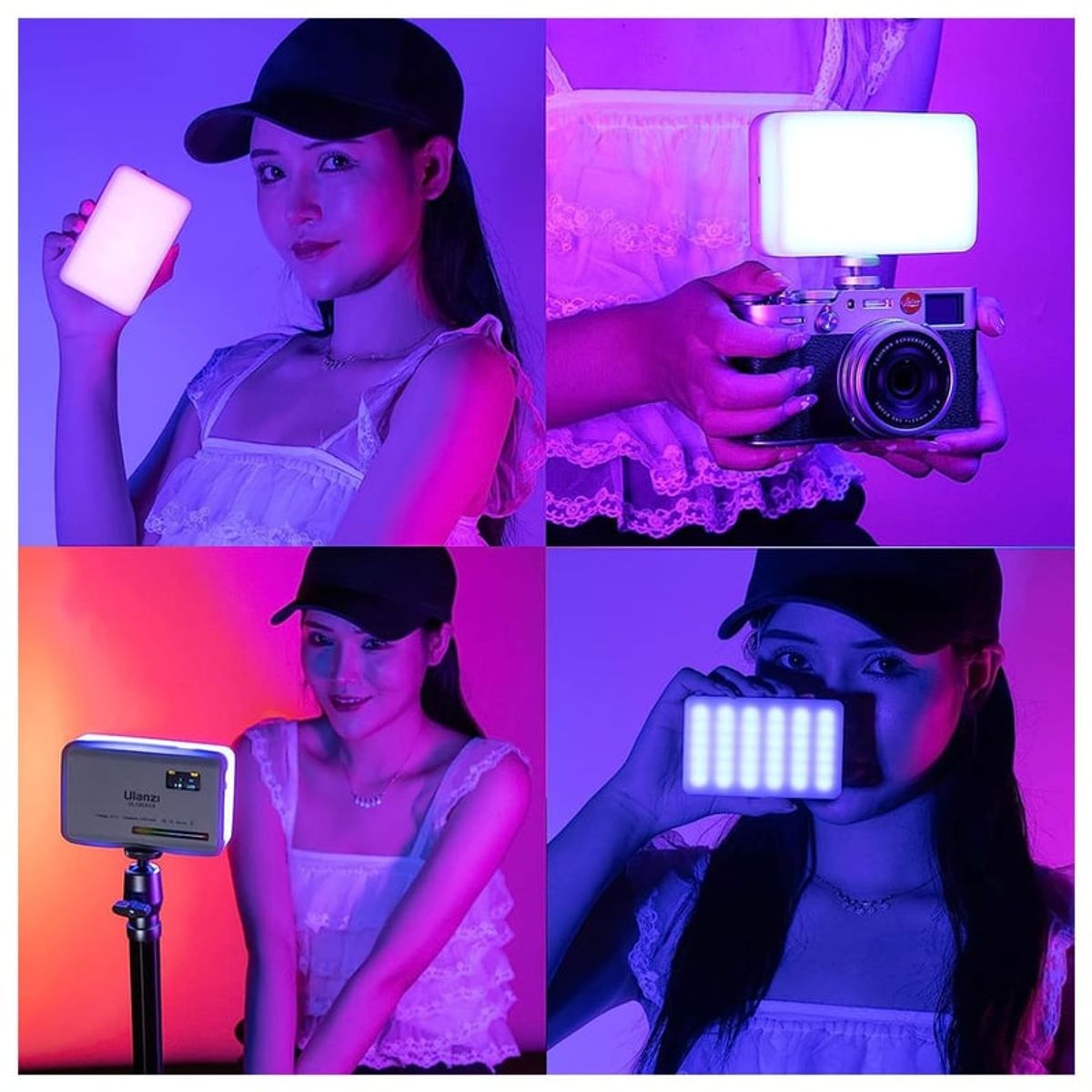 OEM - Luz LED RGB para Camara Fotografía Profesional