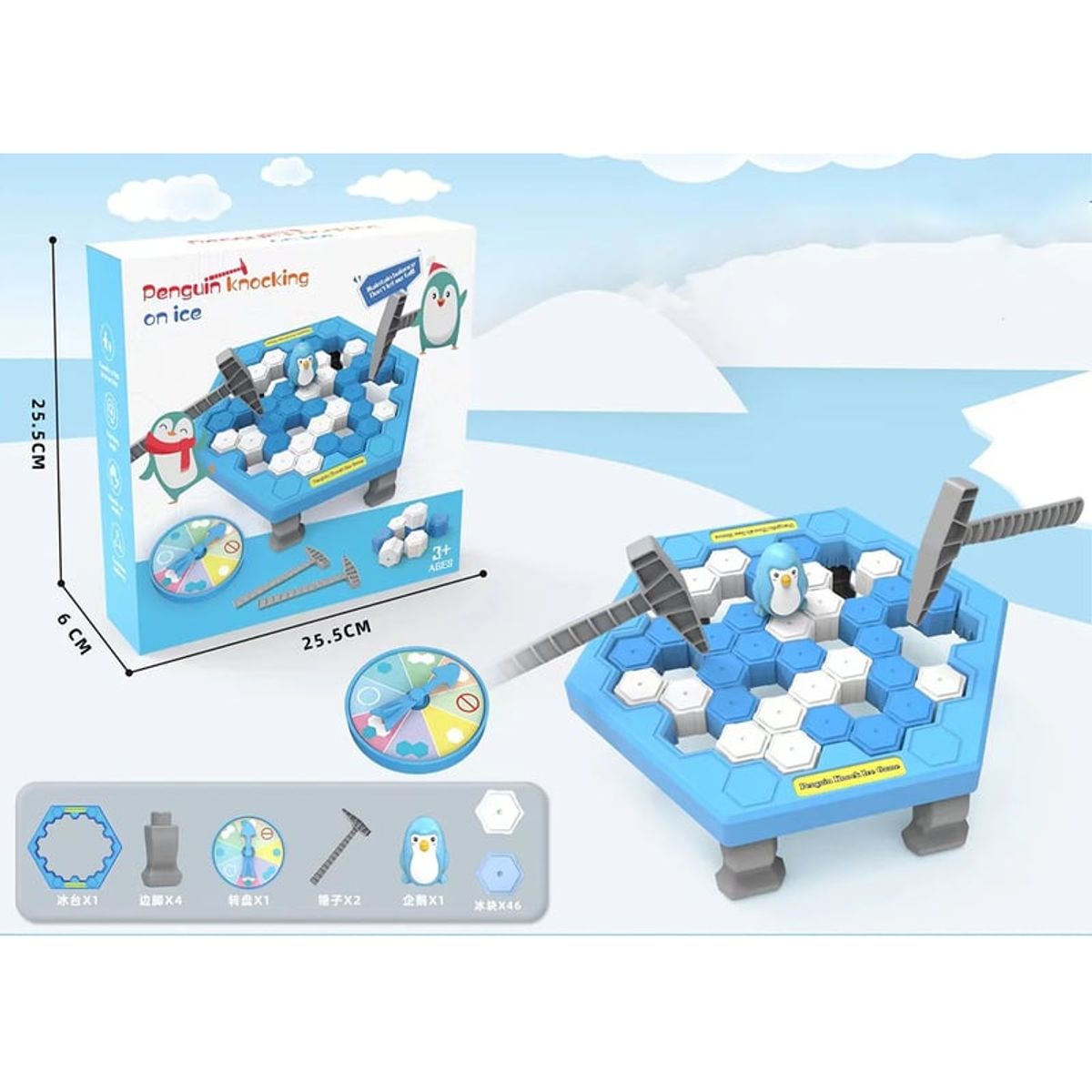 OEM - Juego De Mesa Penguin Knocking Activa Trampa De Pinguinos
