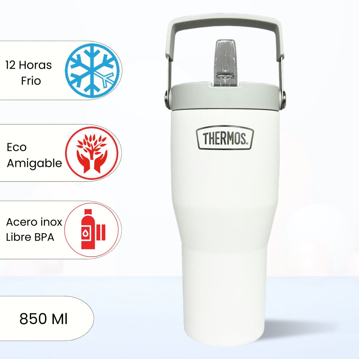 THERMOS - Termo Para Bebida Outdo 850 Ml Blanco