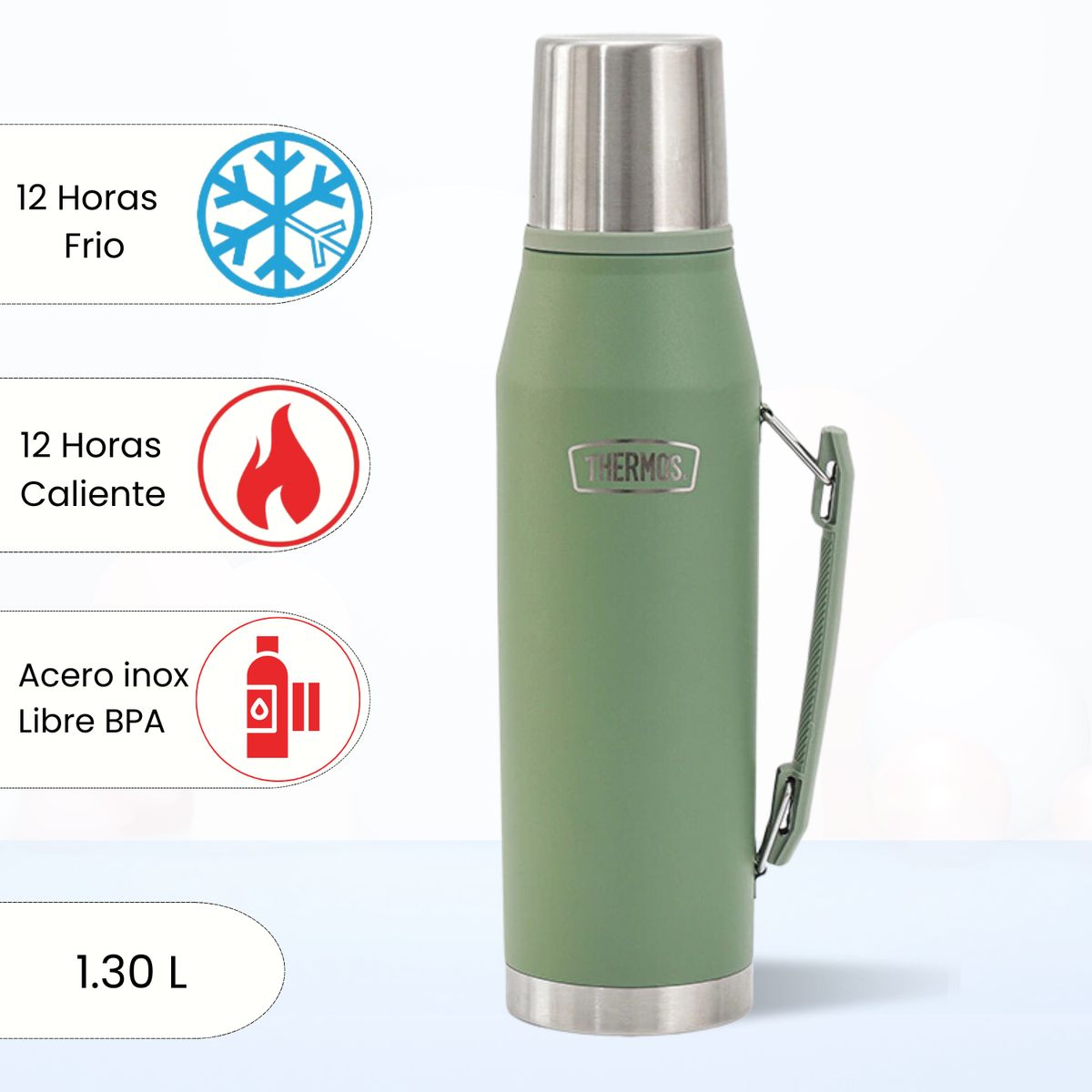THERMOS - Termo para Bebida Outdo 1.30 Lt Verde