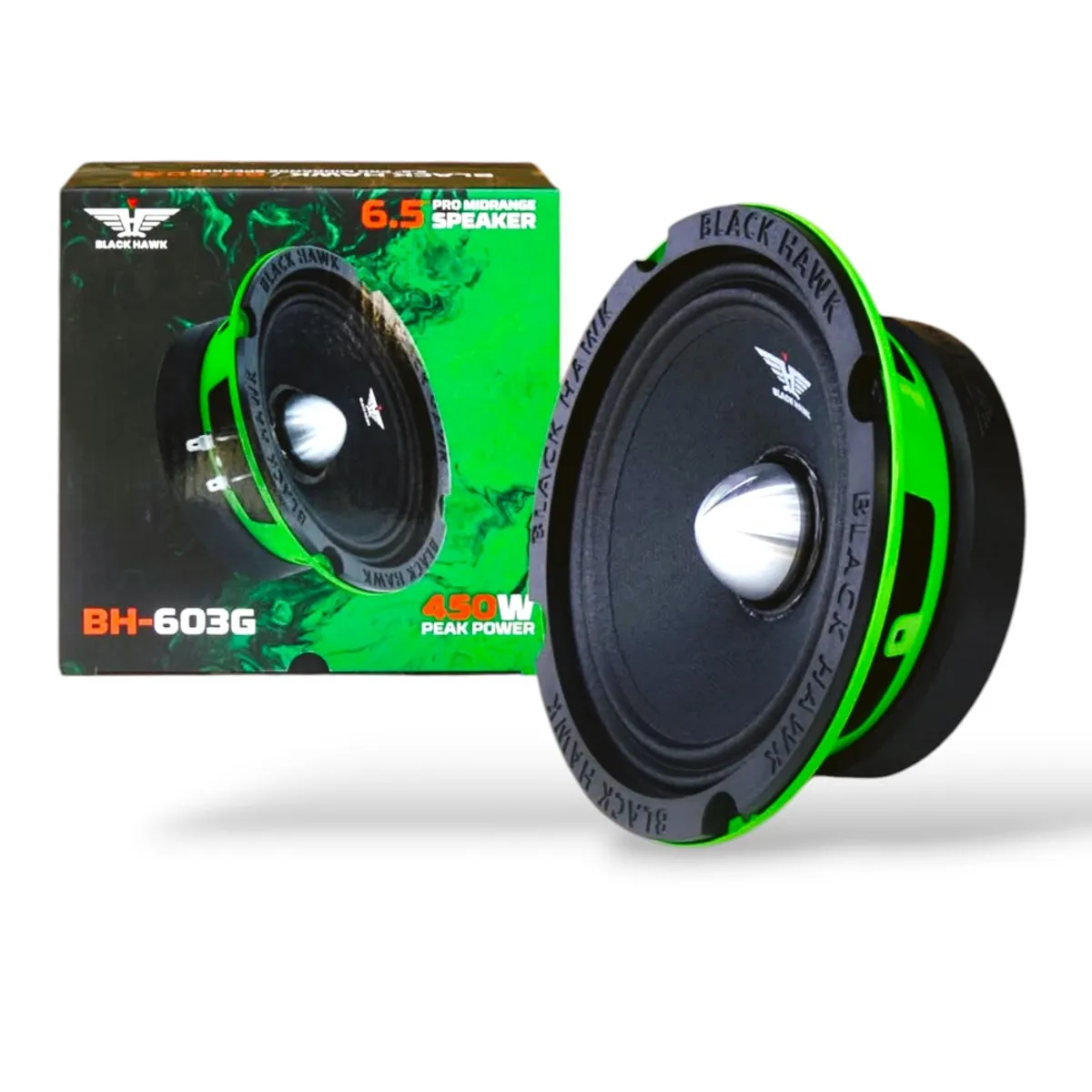 BLACK HAWK - Parlantes Medios Rango 65 Pulgadas Black Hawk 450W